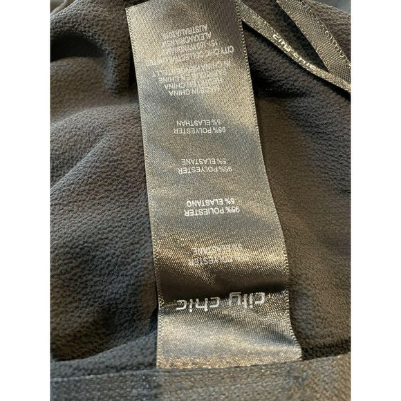 City Chic Black Crepe Dress Pants Wide Leg 16 NWT - Picture 5 of 5